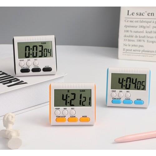JIANWU 1Pc Creative Simple Cute Student Learning timer Countdown learning plan Wake up alarm clock Supplies Back To Shcool