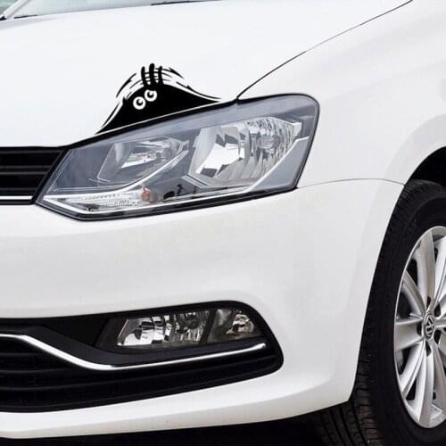 2/1pcs Multifunction 3D Big Eyes Car Sticker Waterproof Stickers for Car Decoration Monster Sticker Car Accessories