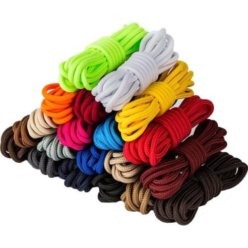 21 Colors Round Shoe Laces Polyester Solid Shoelaces Outdoor Leisure Sneakers Boots Shoes Lace 70cm/90cm/120cm/150cm 1 Pair