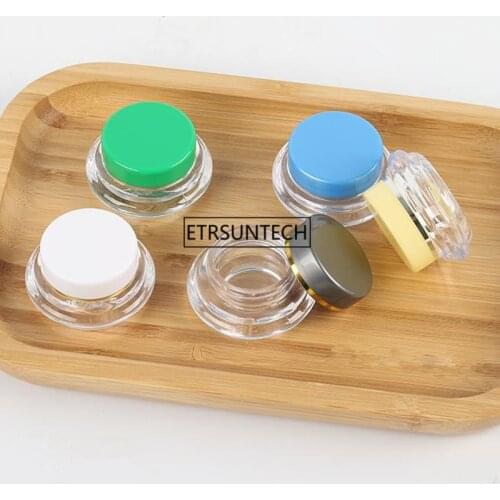 300pcs 10g Empty Cosmetic Jar Pot Travel Portable Eyeshadow Makeup Face Cream Container Bottle F1852