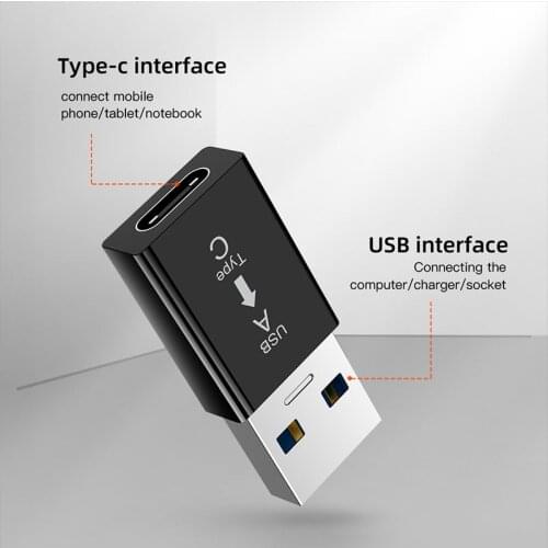 1pcs USB C Adapter Type C To USB 3.0 A Adapter Thunderbolt 3 Type-C Adapter OTG Cable For USB 3.0 / USB 2.0 Devices USB OTG