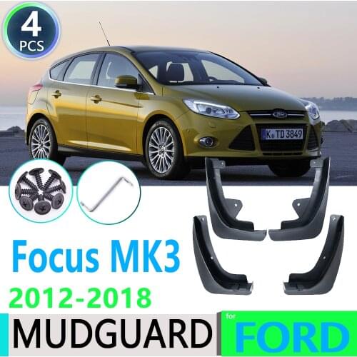 For Ford Focus 3 MK3 2011~2018 2012 2013 2014 2015 2016 2017 Fender Mudguard Mud Flaps Guard Splash Flap Car Accessories