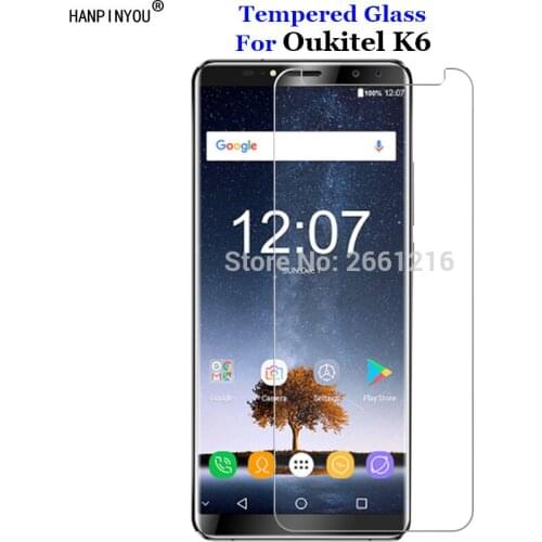 For Oukitel K6 Tempered Glass 9H 2.5D Premium Screen Protector Film For Oukitel K 6 6.0"