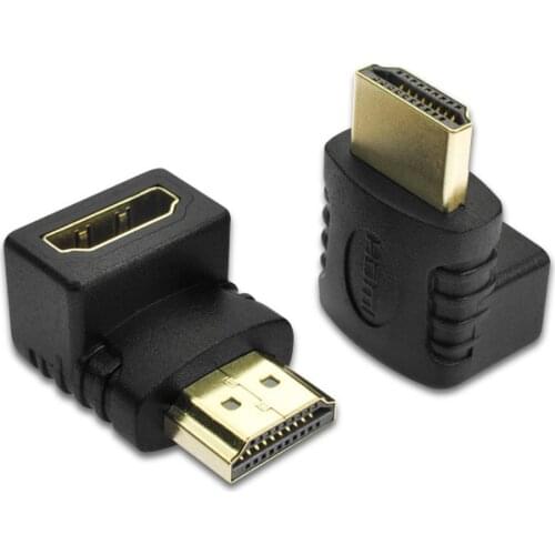 HDMI-compatible 90 degree right-angle adapter HDMI-compatible 270 degree HD-MI male to female HD-MI elbow connector