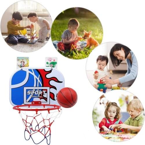 Basketball Toys Indoor And Outdoor Wall-mounted Mini Basketball Leisure Family Sports Suit With Ball For Boys And Girls