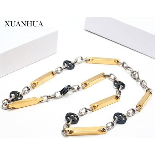 XUANHUA Stainless Steel Necklace Bracelet Set Charms Fashion Jewelry Accessories Choker Chain Offers With Free Shipping