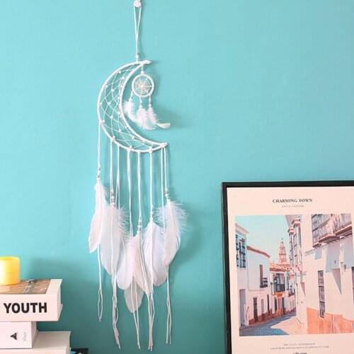 Metal Dream Catcher Moon Hoop for DIY Handmade Dreamcatcher Macrame Accessories GXMA