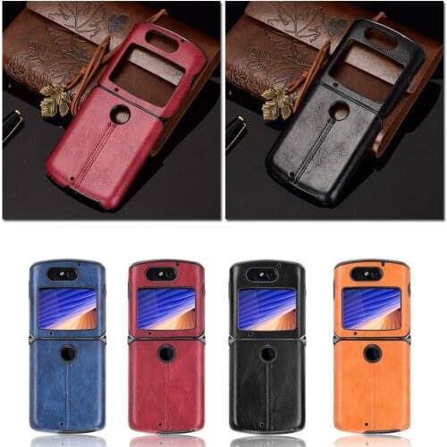 Fashion Case For Moto Razr 5G Luxury PU Leather Hard Case Cover For Motorola Moto Razr 2 5G 2020 Couqe