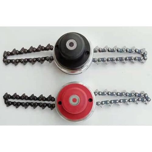 Trimmer Head Chain Brushcutter Garden Grass Trimmer with Thickening Chain for Lawn Mower Garden Tools PartMower Trimmer Head