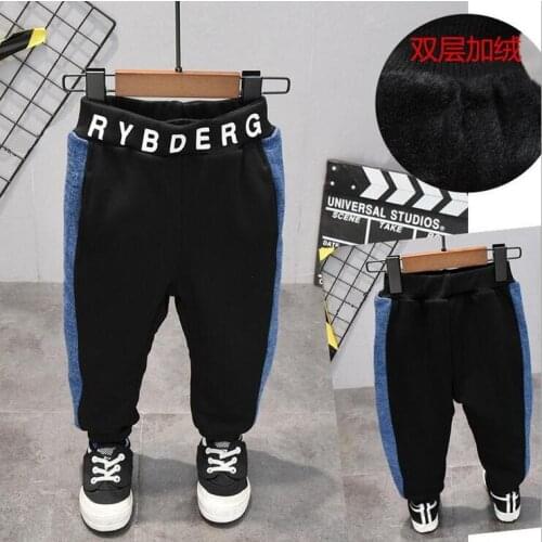 Autumn winter Boys Pants Cotton Warm teen Clothes Party Toddler Comfortable Soft Trousers For Children Kids Costume leggings