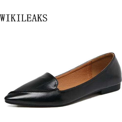 Autumn Women Shoes Sapato Feminino Leather Harajuku Shoes Woman Flat Shoes Women Loafers Designer Shoes Women Luxury 2020 Flats