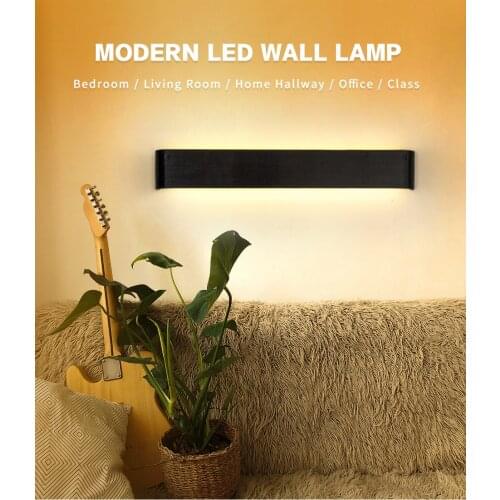 4W/12W/18W/24W Modern Teen Room Decor Wall Lamp Nordic Style Stair Aisle Hallway Livingroom Bedside LED Simple Wall Light