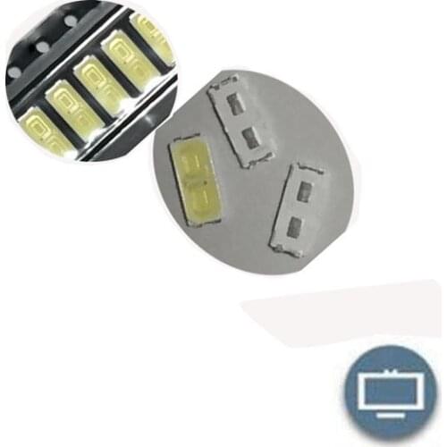 100PCS LED Backlight 1W 7030 6V 150ma Cool White TV Application SMD 7030 LED Cold White For TV Balight Repair