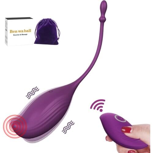 G-spot Bullet Vibrator Ben Wa Ball Kegel Exercise Vaginal Ball Vibrating Eggs Remote Control Bullet Vibrators Sex Toys for Women