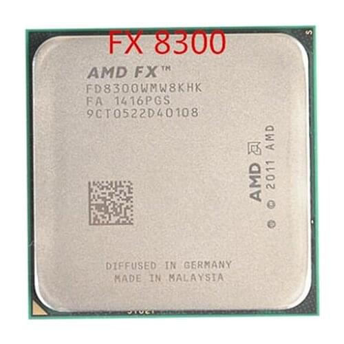 Free shipping AMD FX 8300 Eight-Core 3.3G/8M/95W Processor Socket AM3+ CPU Bulk Package FX-8300