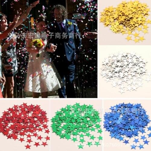 Stars/Wedding party supplies/15 grams Sequins PVC Flat for DIY Card Making Craft Color Collection