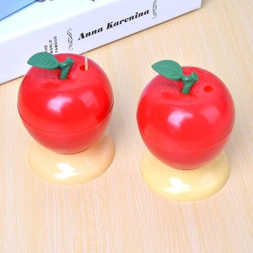 1pc Toothpick Fashion Small Portable Fruit Apple Shape Vintage Automatic Toothpick Box for Christamas Kitchen Hotel Supplies
