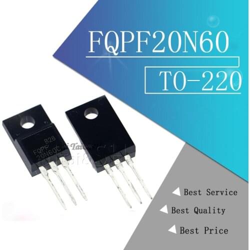 10PCS FQPF20N60 TO220 20N60 20N60C FQPF2060C FQPF20N60C TO-220