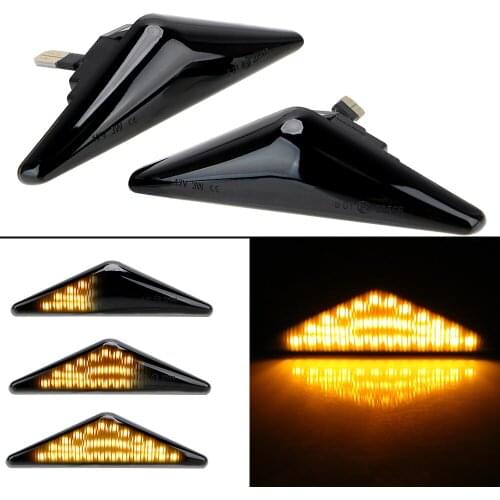 18SMD Signal Lamp Flowing Water Light Car-styling A Pair LED Car Dynamic Side Marker Blinker Light Turn Signal Light