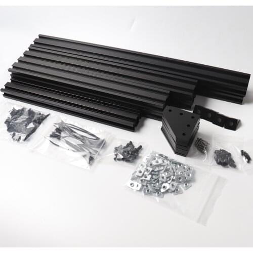 2.1 version Prusa i3 MK3/MK3S Bear Z Extended 459mm Black kit 2040 Extrusion Anodized After Cut Prusa i3 MK3 Bear Profile Frame