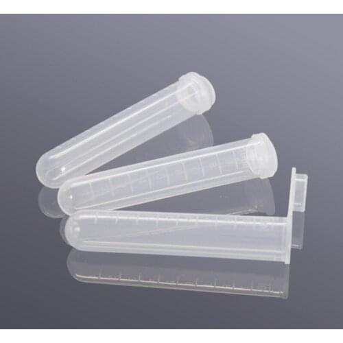 Free shipping - 10ML Plastic Transfer tube,plastic bottle,pet pipe,pet tube with cap 200pcs