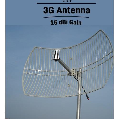 3G UMTS 2100 Outdoor Cell Grid Antenna 16dBi High Gain WCDMA 2100mhz External Antenna For Mobile Phone Signal Booster Repeater23