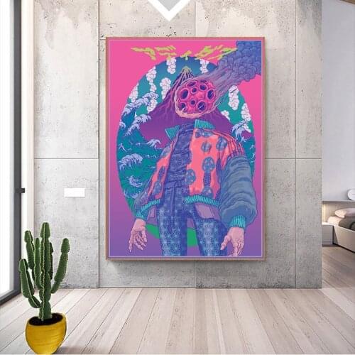 Abstract Portraits Art Poster Music Star Canvas Painting Retro Wall Pictures Prints for Living Room Home Decor