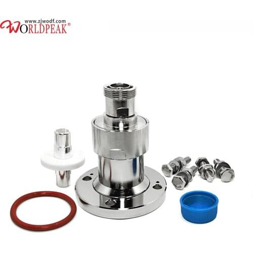 Free shipping 1-5/8''EIA Flange To 7/16 DIN Female Connector Swivel Adaptor