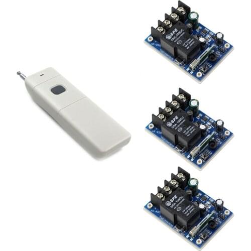 DC12V 24V 36V 48V 30A 1CH RF Wireless Remote Control Switch 1000m Agriculture Security Industry Control/Garage Door/Water Pump