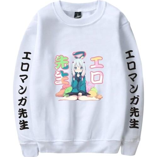 BSLNXNMA Eromanga Sensei 2D Capless Sweatshirts For Couples Fashion Winte Women/Men Funny Clothes