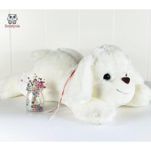 BOLAFYNIA Children Plush Stuffed Toys red face cute dog Baby Kid Toy for Christmas Birthday Gift