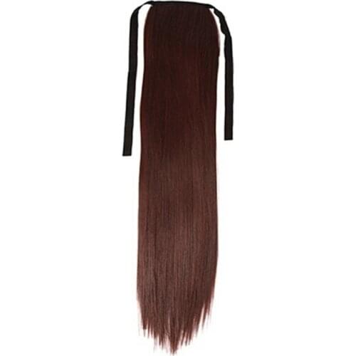 Long Straight Clip In Synthetic Hair Ponytail Womens Heat Resistance Hairpiece Accessories Women Wig