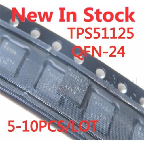 5-10PCS/LOT TPS51125RGER TPS51125 51125 QFN-24 SMD regulator chip NEW In Stock