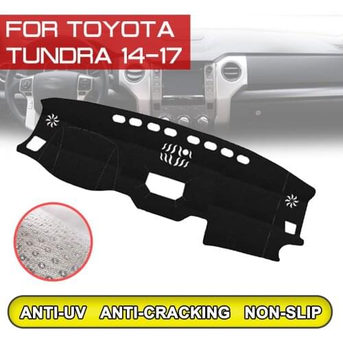 For Toyota Tundra 2014 2015 2016 2017 Car Dashboard Mat Anti-dirty Non-slip Dash Cover Mat UV Protection Shade