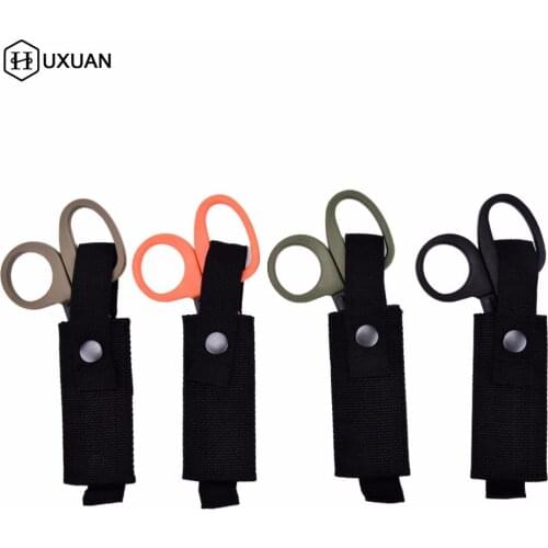 EDC Gear Tactical Rescue Scissor Emergency First Aid Shears Outdoor Paramedic Bandage Tijera With Bag