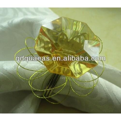 Crystal napkin ring, napkin holder