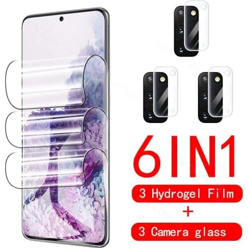 Hydrogel Film for Samsung S20 S21 Note 20 Ultra Screen Protector on Galaxy A71 A51 A41 A31 A70 A22 A52 A32 A72 A82 Camera glass