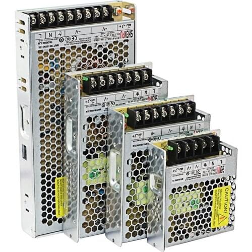 DC24V48V switching power supply Ultra-thin small size Pure copper transformer Foot power