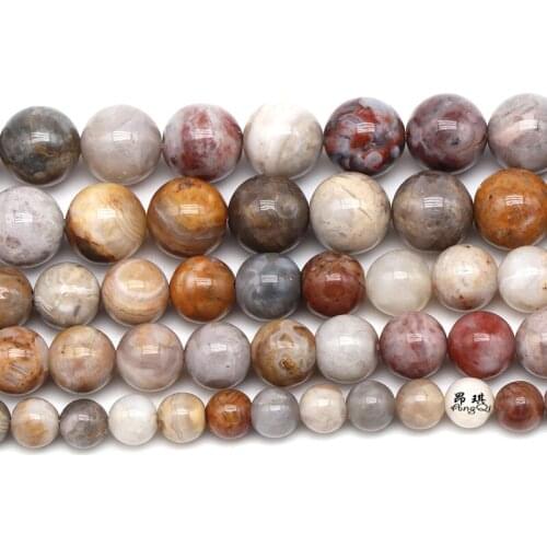 Natural Gobi Agates Stone Round Loose Beads 15'' Strand 6 8 10 12mm Pick Size For Jewelry Making DIY Charm Bracelets NeckLaces