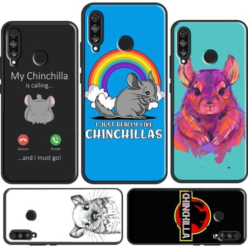 Cartoon Chinchilla Case For Huawei P20 Lite P40 P30 Pro P Smart Y7 2019 Nova 5T Mate 10 20 Lite Honor 8X 9X