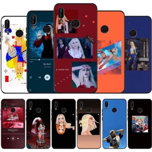 Ava max black soft Phone Case for huawei P40 P30 P20 P10 Pro lite P9 Lite nova 4E 6SE Psmart 2019 Y6 9 Prime