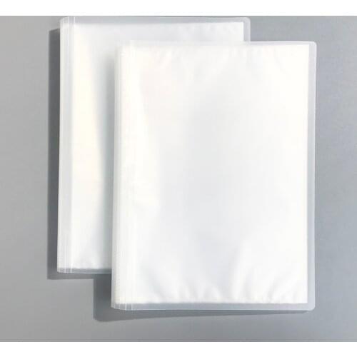 Presentation Book 40 Clear Pockets Sleeves Protectors Art Portfolio Clear Book for Artwork, Report Sheet, A4/ Letter Size