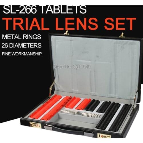 Trial Lens Set 266 pcs Lens Evidence Box Plastic Rim A Class Quality Eyeglasses shop equipment Optical equipment