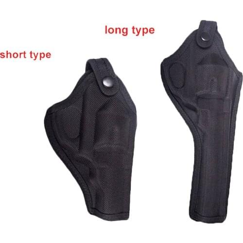 Airsoft Revolver Pistol Holster Tactical Oxford Duty Belt Gun Holster for Universal Guns Long / Short Model Combat Hunting Gears