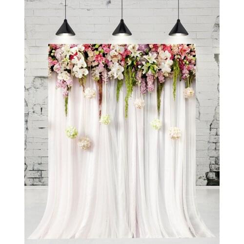 VinylBDS Wedding Wall Decoration Photography Backdrop Romantic Photo Studio Background for Children Props