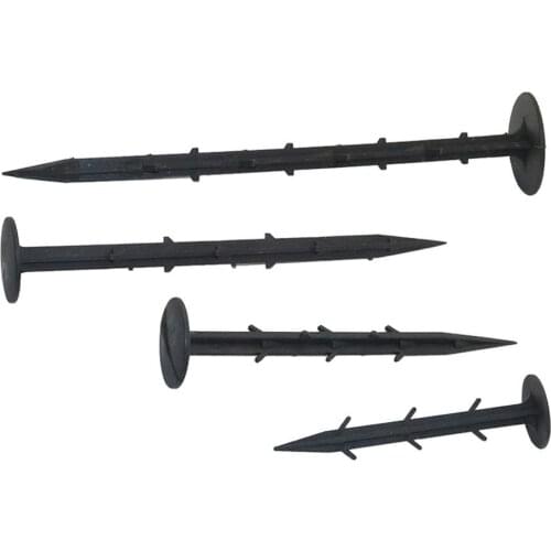 Garden Ground Nail Greenhouse Film Weed Prevention Ground Cloth Sunshade Fly Net Mulch Fix Tools Plastic Ground Nails 5 Pcs