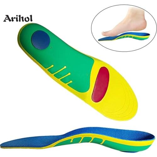 Sport Insoles Flat Feet Orthotics Arch Support Professional Grade Insert Pad Unisex Cushioning Insoles for Plantar Fasciitis