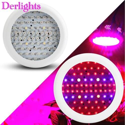 2PCS 50x3W 72x3W UFO led grow light Full Spectrum plant light for hydroponics greenhouse medical plants flowers vegetables