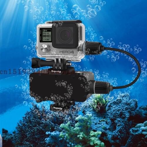 Suptig for GoPro Hero 3/4/5/6/7 5200mAh Waterproof Power Bank Battery Charger Waterproof case Camera Gopro Charging Shell / Box
