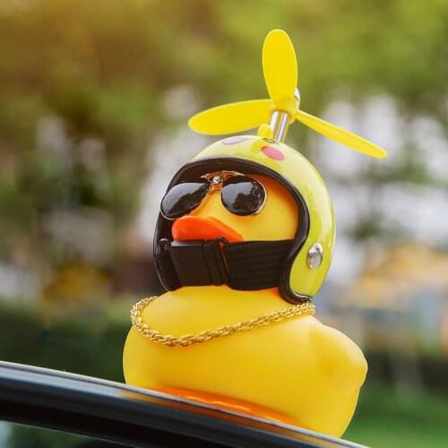 1pcs Cartoon Yellow Silica Gel Little Duck Shape Bicycle Bells Shining Mountain Bike Handlebar Duck Head Light Accessories